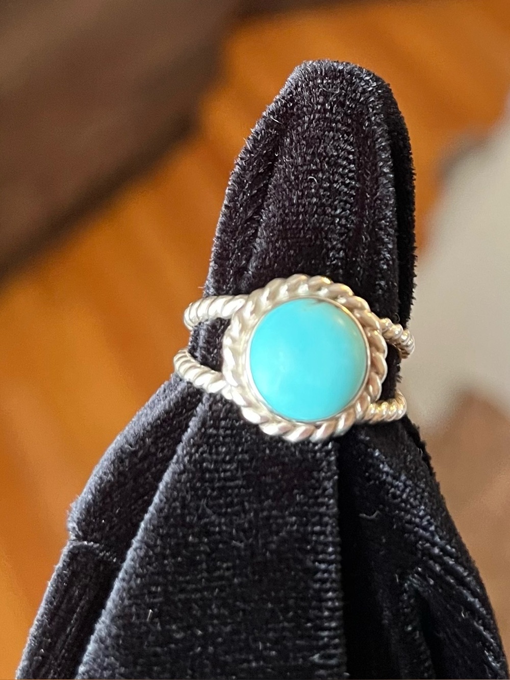 Jenni K Sterling Silver Turquoise Ring size 7